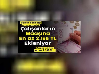 Son dakika: Ödemeler cuma günü hesaplara yatırılıyor! 2.168 TL, ikramiye yüz binlerce çalışanın hesabına yatacak