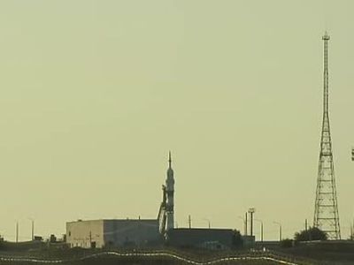 Soyuz uzay aracı ile Uluslararası Uzay İstasyonu’na bir astronot ve iki kozmonot gönderildi