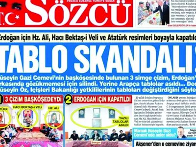 Sözcü Gazetesi'nden skandal manşet! Kendi kendilerini yalanladılar!