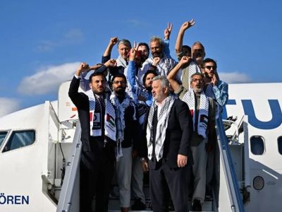 Sumud Filosu Kahramanları Türkiye’ye döndü: “Yaşasın Özgür Filistin!”