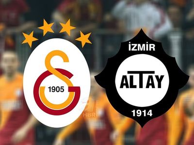 Süper Lig Altay - Galatasaray karşılaşması