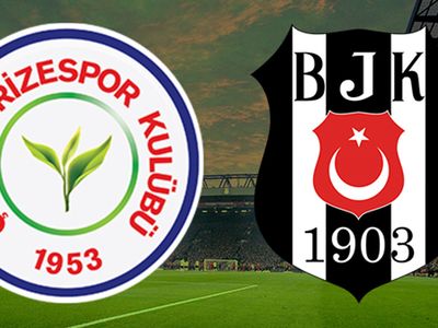 Süper Lig Çaykur Rizespor-Beşiktaş Karşılaşması