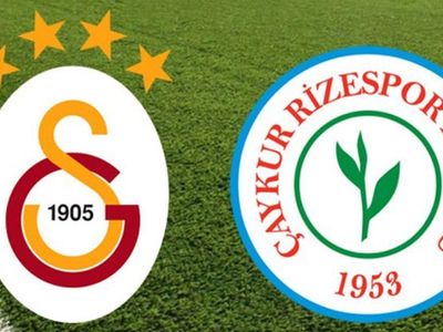 Süper Lig Galatasaray - Çaykur Rizespor Karşılaşması