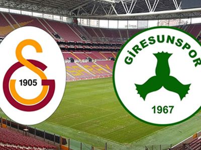 Süper Lig Galatasaray-Giresunspor Karşılaşması