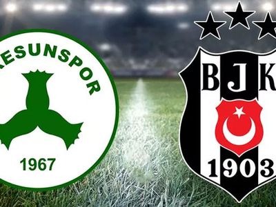 Süper Lig Giresunspor - Beşiktaş karşılaşması