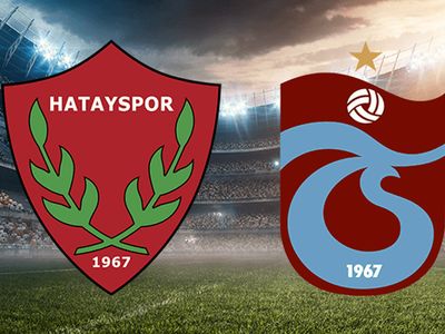 Süper Lig Hatayspor - Trabzonspor karşılaşması