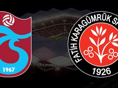 Süper Lig Trabzonspor - Fatih Karagümrük karşılaşması