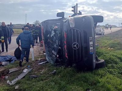 Tekirdağ’da feci kaza: 5 ölü 10 yaralı!