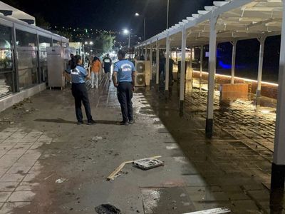 Tekirdağ'da Fırtına Deniz Taşmasına Neden Oldu
