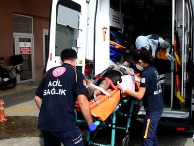 Tekirdağ'da korku dolu anlar! Köpekten kaçan çocuğa araba çarptı