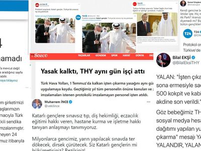 THY Gerçeği Açıkladı! T24 ve Sözcü Haber Sitelerinden Bir Yalan Haber Daha: THY 2 Bin 500 Çalışanını İşten Çıkarttı