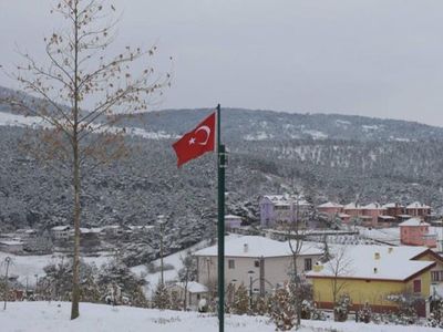 Tokat'ta Nisan Ayında Kar Yağdı