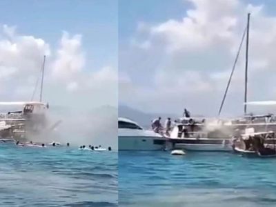 Tur teknesinde korkutan yangın: Dehşet dolu anlar yaşandı