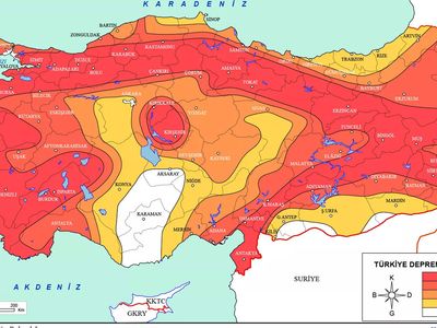 Türkiye’nin deprem risk haritası: En riskli ve en az riskli illerin listesi