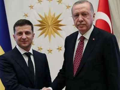 Ukrayna Lideri Zelenskiy'den Cumhurbaşkanı Erdoğan ve Türk halkına teşekkürlü paylaşım