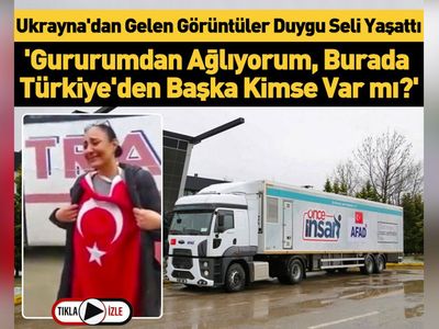 Ukrayna'da yürekleri sızlatan görüntü: Türk bayrağına sarılıp ağladı!
