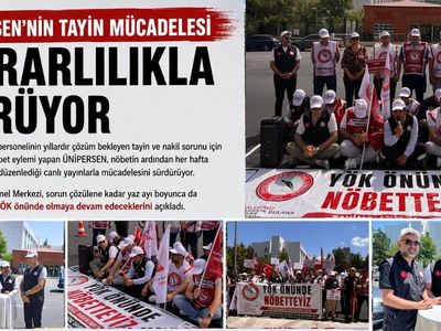 Ünipersen’in tayin mücadelesi kararlılıkla sürüyor