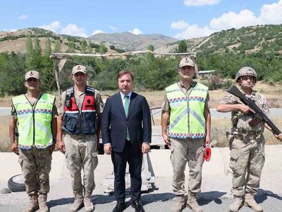 Vali Aydoğdu’dan jandarma personeline asayiş noktasında ziyaret