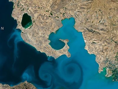 Van Gölü'nün Uzaydan Çekilen Fotoğrafı NASA'nın Favorileri Arasında!