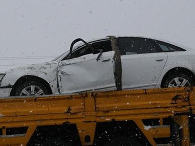 Yargıtay Cumhuriyet Savcısı Kaya'nın Kullandığı Otomobil Devrildi