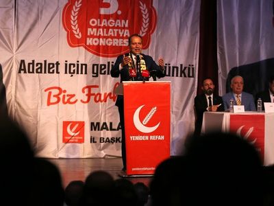 Yeniden Refah Partisi Genel Başkanı Erbakan'dan Malatya'da Erken Seçim Çağrısı