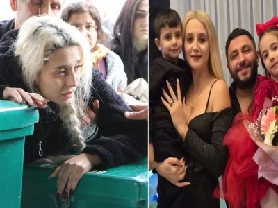 Youtuber babalarının öldürdüğü kardeşler yan yana toprağa verildi! Annenin feryadı yürek dağladı