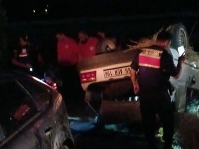 Yozgat'ta otomobil takla attı, sürücü yaralandı