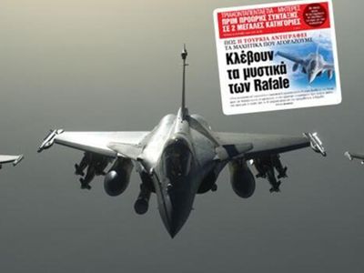 Yunan Basınının Yeni Rezilliği! Türkiye’nin Fransız Rafale Jetlerini Kopyaladığını İddia Etti!