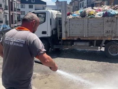 Zonguldak'ta çöplükteki yangın ekiplerin müdahalesiyle söndürüldü