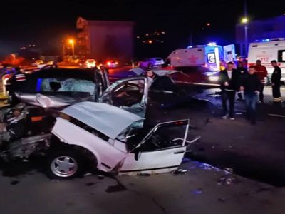 Zonguldak’ta üç araç birbirine girdi: 1 ölü, 5 yaralı