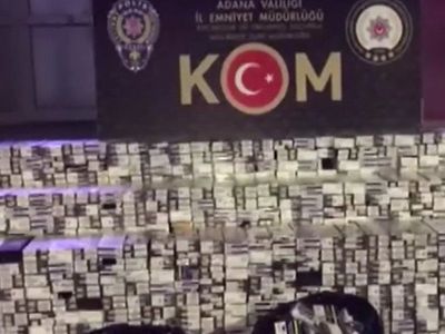 Adana’da 10 Bin Paket Kaçak Sigara Ele Geçirildi