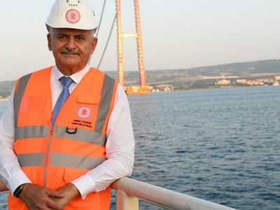 AK Parti Başkanvekili Binali Yıldırım’dan Dev Projeye Ziyaret! 1915 Çanakkale Köprüsü'nde İncelemelerde Bulundu