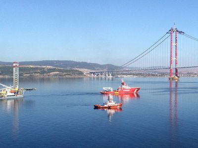 Aras Diller Platformu 1915 Çanakkale Köprüsü’nün Altından Geçiriliyor