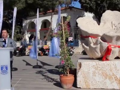 Bodrum Belediye Başkanı Heykel Açılış Töreninde '2 Yıldır Bunun İçin Uğraşıyoruz' Dedi