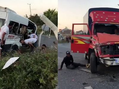 Çatalca'da feci kaza:  2’i ağır 8 kişi yaralandı!