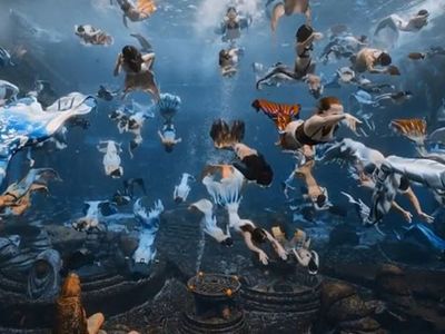 Çin’de Deniz Kızı Gösterisi Rekor Kırdı