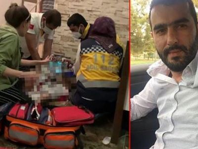 Dövülen Kadını Kurtarmaya Çalışırken Göğsünden Bıçaklandı!