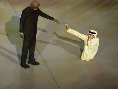 Dünya FIFA Dünya Kupası'ndaki bu görüntüleri konuşuyor: ABD'li ünlü oyuncu Freeman ve engelli genç Kuran okudu