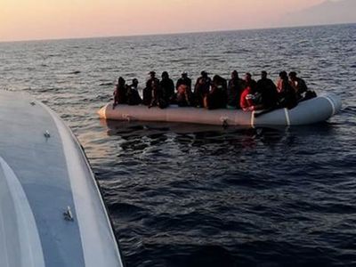 Yunanistan'ın Düzensiz Göçmenleri İttiği Görüntülendi