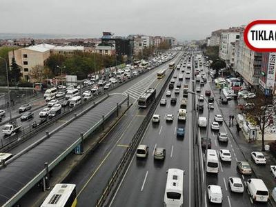 Yasak Öncesi İstanbul'da Trafik Yoğunluğu