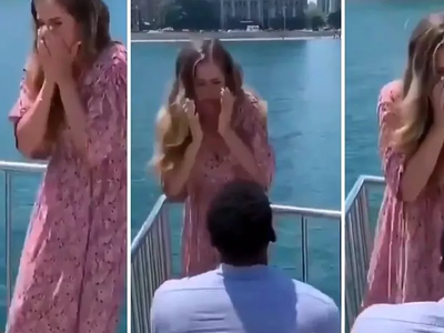 Evlilik Teklifi Alan Kadının Kendinden Geçti