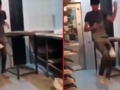 Fırın Çalışanı Ekmek Hamuruyla Dalga Geçti... Nimete Bu Yapılır mı!