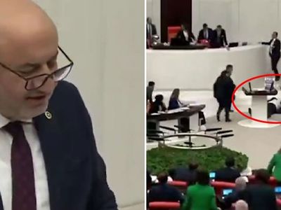 Hasan Bitmez kalp krizi geçirip Meclis kürsüsünde yere yığıldı: O anlar kameralara yansıdı