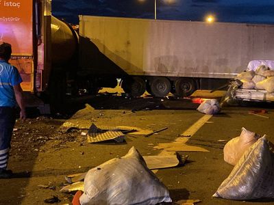 İBB'ye ait İSTAÇ tırı dehşet saçtı: Birçok yaralı var
