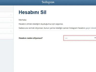 Instagram Hesap Dondurma Kapatma Nasıl Yapılır?