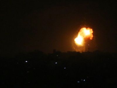 İsrail Bombardımanı Altındaki Çocuklar