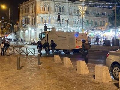 İsrail Polisi Kudüs'te Birçok Filistinliyi Yaraladı