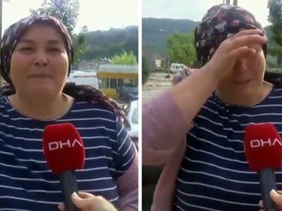 Karadeniz'de Sel Felaketiyle Boğuşan Kadın Yaşananları Gözyaşlarıyla Anlattı