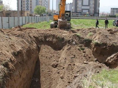 Kayseri'de Bir İnşaat Kazısında Lahit Bulundu