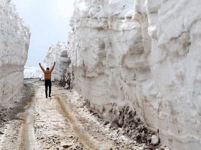 Muş'ta Karla Kaplı Köy Yolları Açılıyor